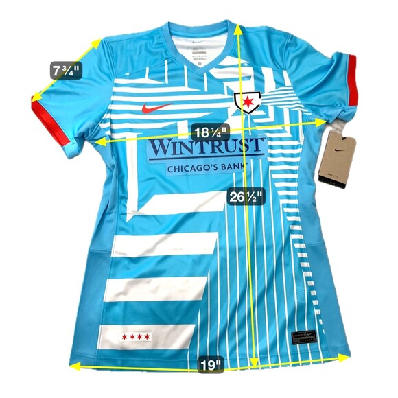 Nike Chicago Red Stars 2024 Stadium Primary Soccer Jersey women Medium NWSL - Picture 2 of 9